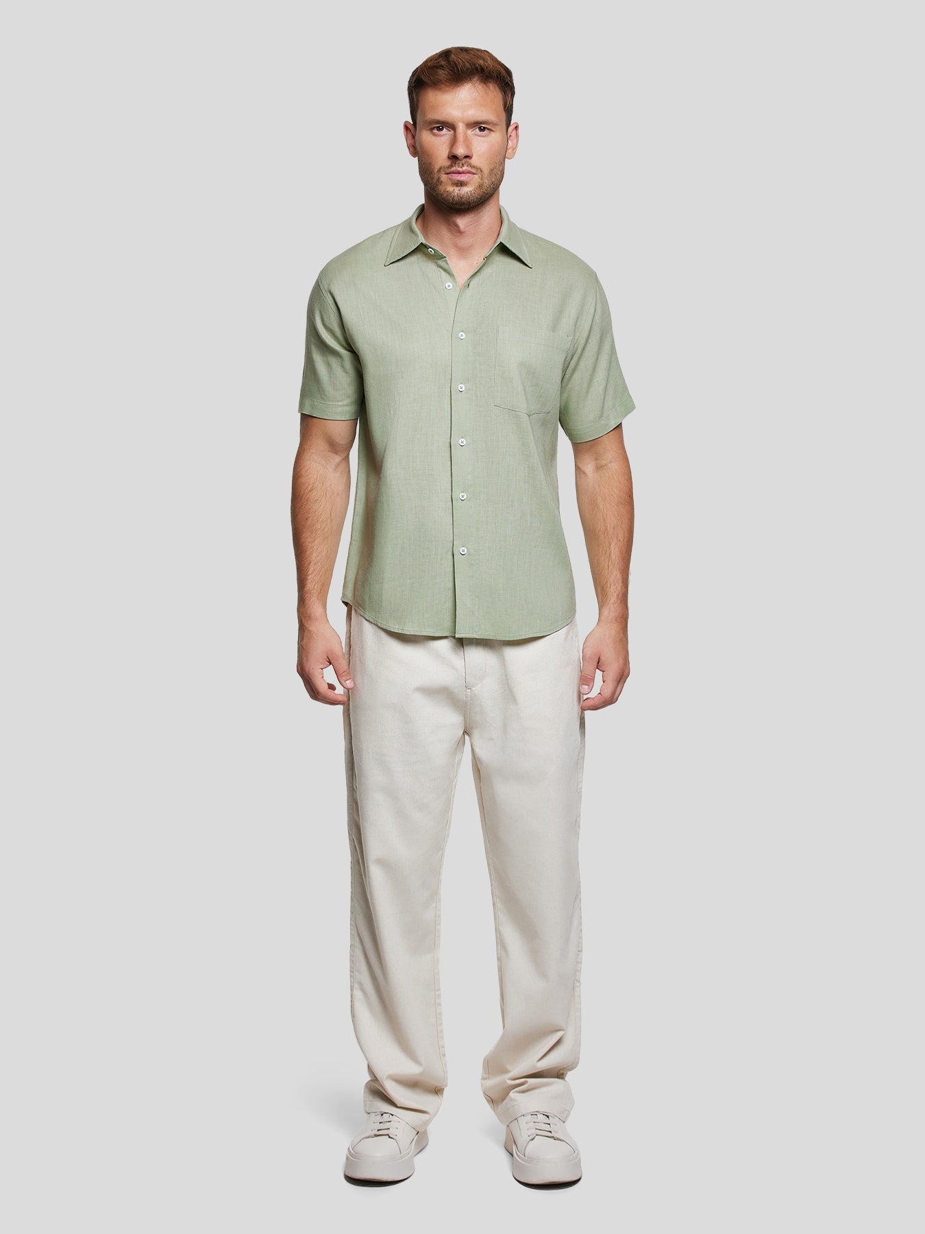 DreamWear Italian Linen Short Sleeve Shirt