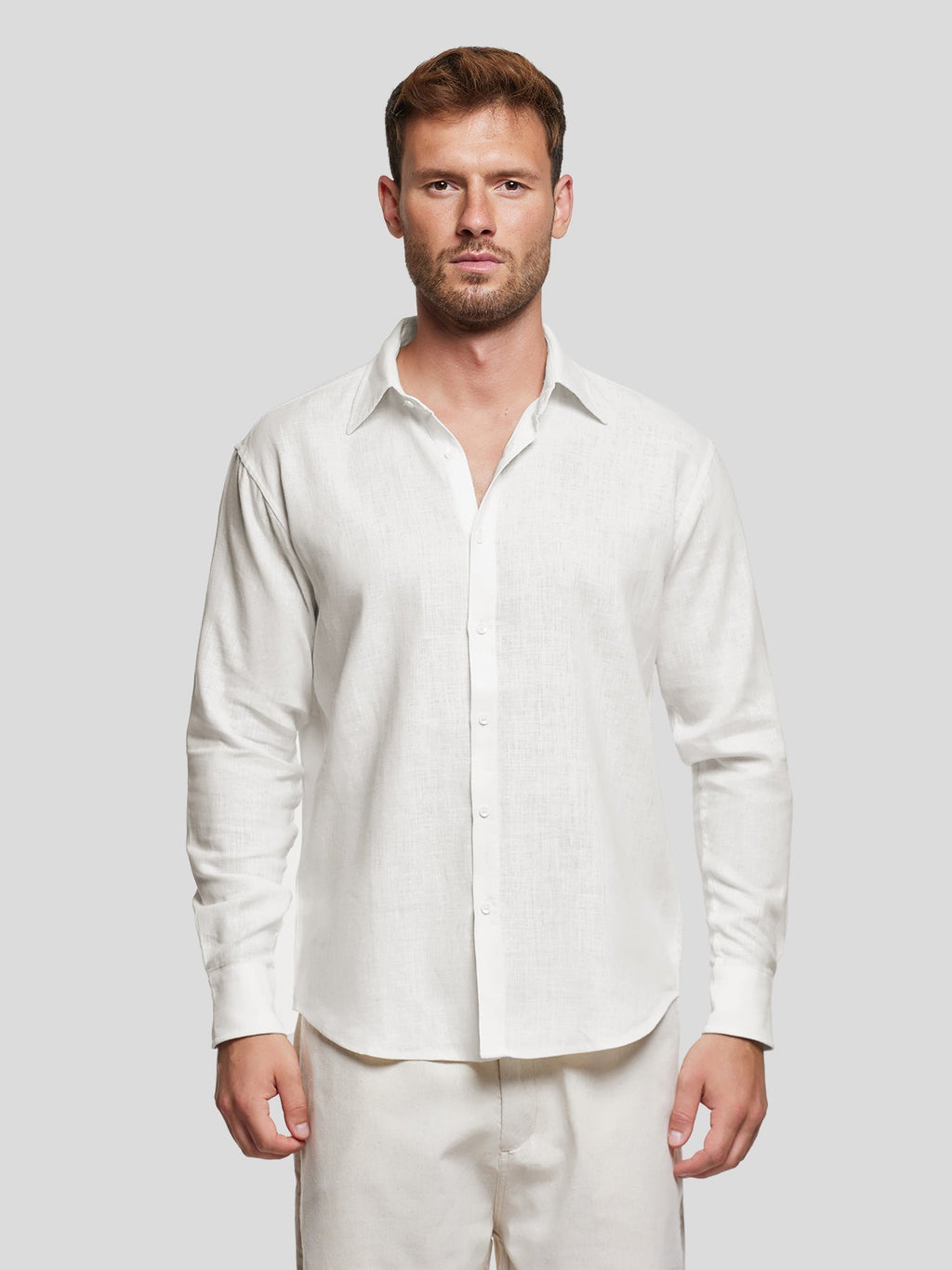 DreamWear Italian Linen Long Sleeve Shirt